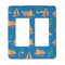 Boats & Palm Trees Rocker Light Switch Covers - Double - MAIN
