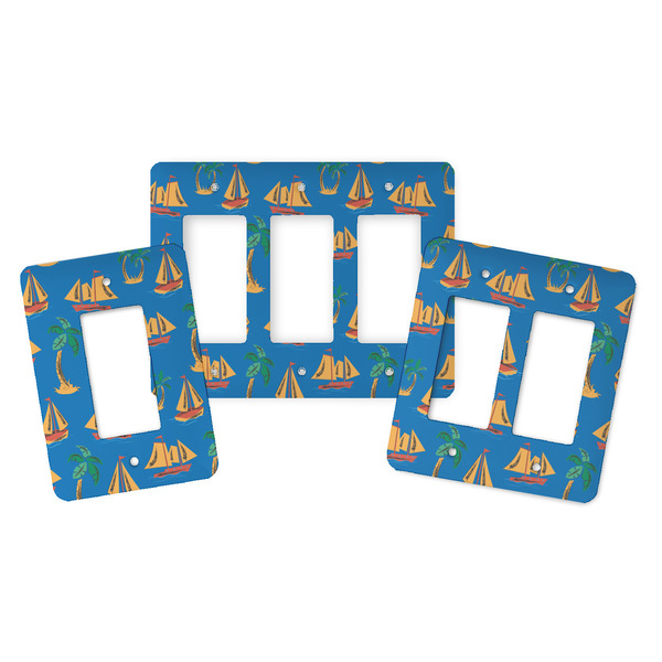 Boats & Palm Trees Rocker Light Switch Covers - Parent - ALL VARIATIONS