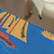 Boats & Palm Trees Large Rope Tote - Close Up View