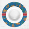 Boats & Palm Trees Round Linen Placemats - LIFESTYLE (single)