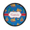 Boats & Palm Trees Round Patch