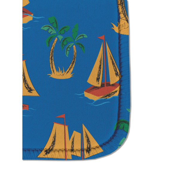 Boats & Palm Trees Sanitizer Holder Keychain - Detail