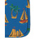 Boats & Palm Trees Sanitizer Holder Keychain - Detail