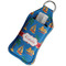 Boats & Palm Trees Sanitizer Holder Keychain - Large in Case