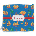 Boats & Palm Trees Security Blanket - Single Sided (Personalized)