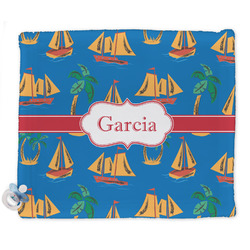 Boats & Palm Trees Security Blanket (Personalized)