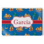 Boats & Palm Trees Serving Tray (Personalized)