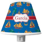 Boats & Palm Trees Shade Night Light (Personalized)