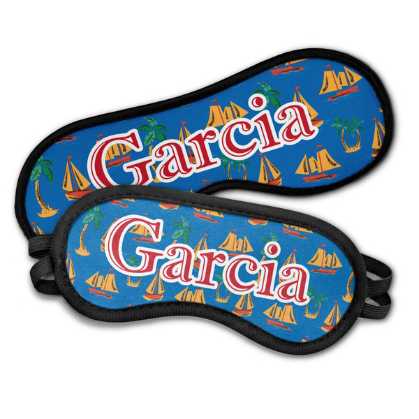 Boats & Palm Trees Sleeping Eye Masks - PARENT