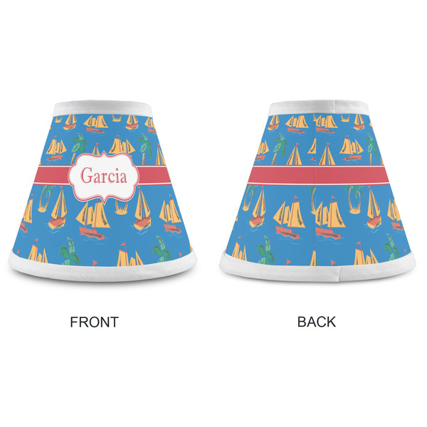 Boats & Palm Trees Small Chandelier Lamp - Approval