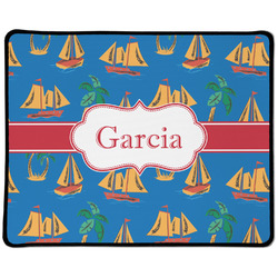 Boats & Palm Trees Large Gaming Mouse Pad - 12.5" x 10" (Personalized)
