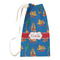 Boats & Palm Trees Small Laundry Bag - Front View