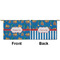 Boats & Palm Trees Small Zipper Pouch Approval (Front and Back)