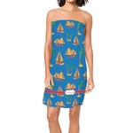 Boats & Palm Trees Spa / Bath Wrap (Personalized)