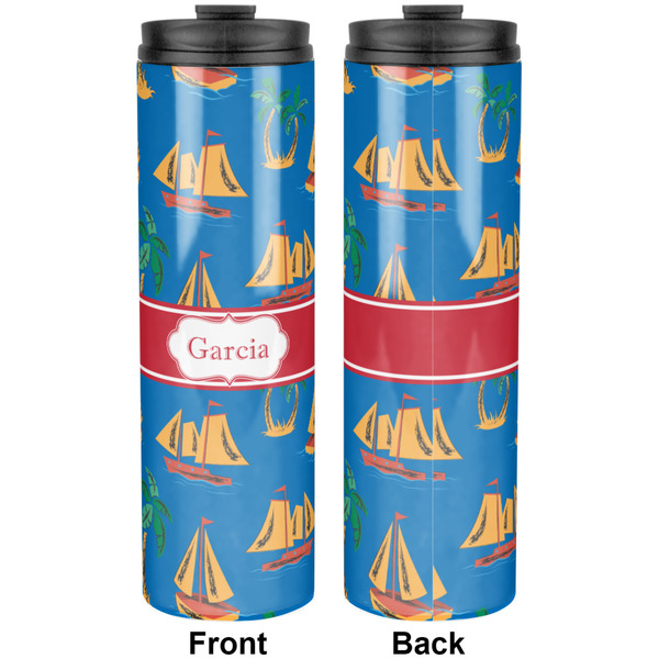 Boats & Palm Trees Stainless Steel Tumbler 20 Oz - Approval