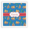 Boats & Palm Trees Paper Dinner Napkin - Front View
