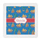 Boats & Palm Trees Standard Decorative Napkin - Front View