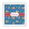 Boats & Palm Trees Standard Decorative Napkins (Personalized)