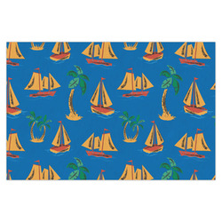 Boats & Palm Trees X-Large Tissue Papers Sheets - Heavyweight