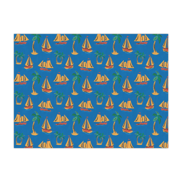 Custom Boats & Palm Trees Tissue Paper Sheets