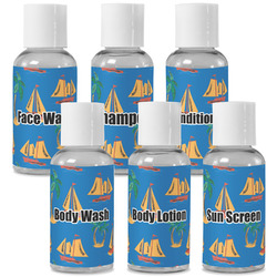 Boats & Palm Trees Travel Bottles (Personalized)