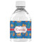 Boats & Palm Trees Water Bottle Label - Single Front