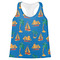 Boats & Palm Trees Womens Racerback Tank Top - Large