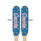 Boats & Palm Trees Wooden Food Pick - Paddle - Double Sided - Front & Back