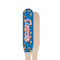Boats & Palm Trees Wooden Food Pick - Paddle - Single Sided - Front & Back