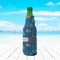 Boats & Palm Trees Zipper Bottle Cooler - LIFESTYLE