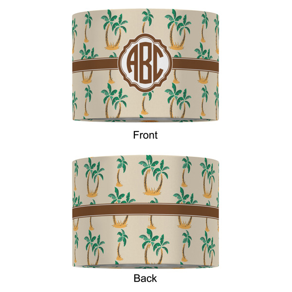 Palm Trees 12" Drum Lampshade - APPROVAL (Fabric)
