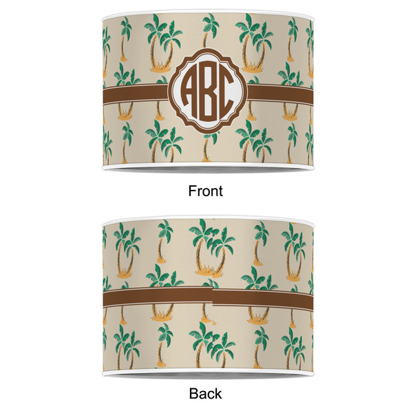 Palm Trees 12" Drum Lampshade - APPROVAL (Poly Film)