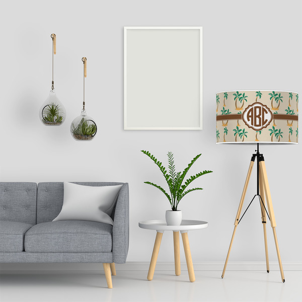 Palm Trees 12" Drum Lampshade - LIFESTYLE