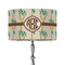 Palm Trees 12" Drum Lampshade - ON STAND (Fabric)