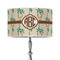 Palm Trees 12" Drum Lampshade - ON STAND (Poly Film)