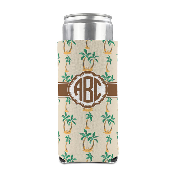 Palm Trees 12oz Tall Can Sleeve - FRONT (on can)