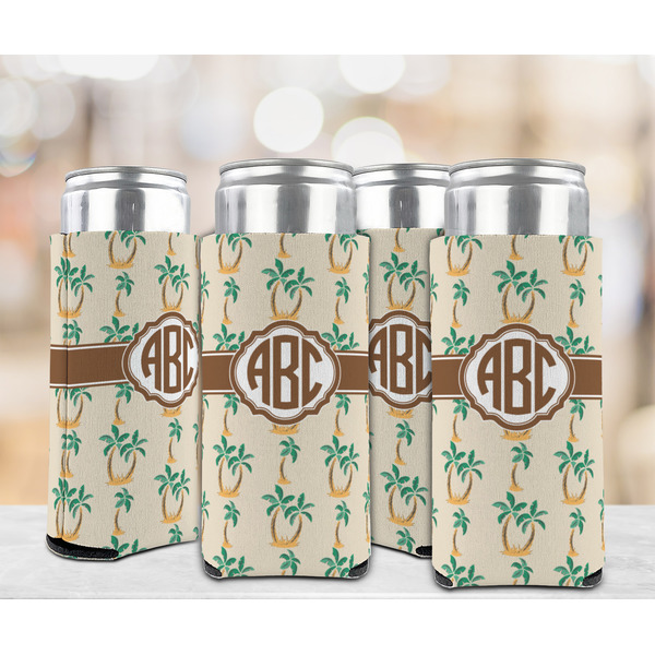 Palm Trees 12oz Tall Can Sleeve - Set of 4 - LIFESTYLE
