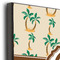 Palm Trees 12x12 Wood Print - Closeup