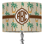 Palm Trees 16" Drum Lamp Shade - Fabric (Personalized)