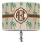 Palm Trees 16" Drum Lampshade - ON STAND (Poly Film)