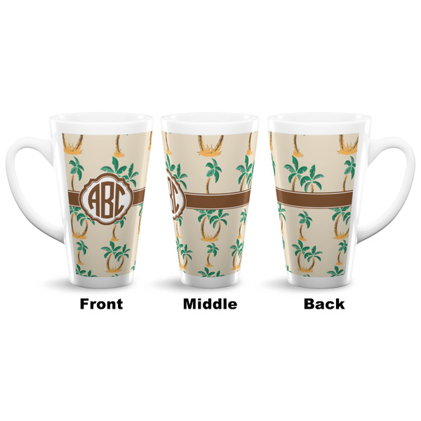 Palm Trees 16 Oz Latte Mug - Approval