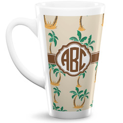 Palm Trees Latte Mug (Personalized)
