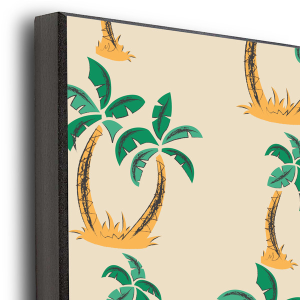 Palm Trees 16x20 Wood Print - Closeup