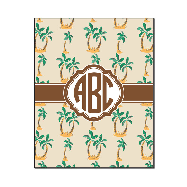 Custom Palm Trees Wood Print - 16x20 (Personalized)
