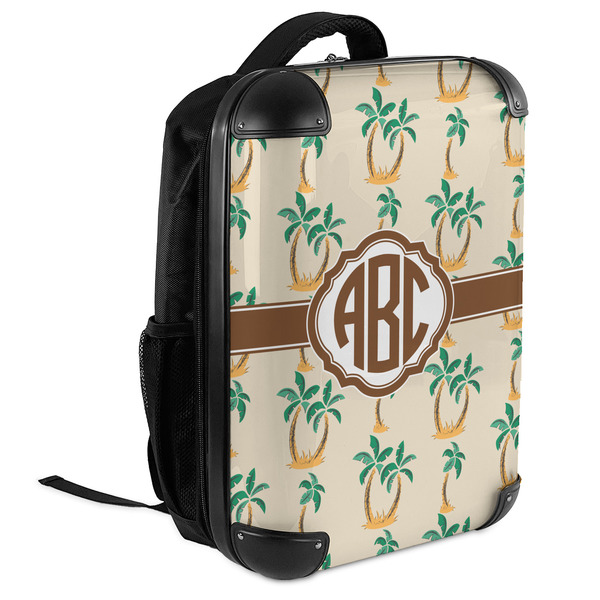 Palm Trees 18" Hard Shell Backpacks - ANGLED VIEW