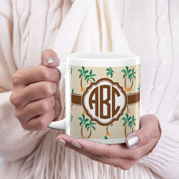 Palm Trees 20oz Coffee Mug - LIFESTYLE