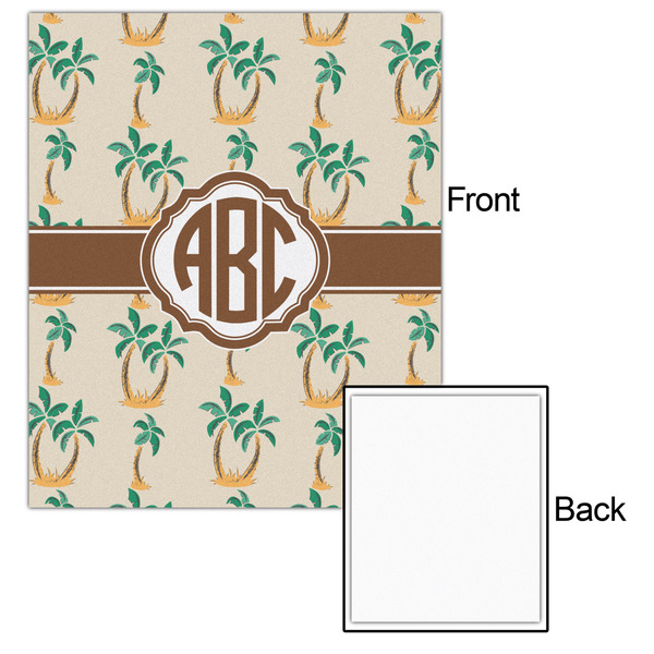 Palm Trees 20x24 - Matte Poster - Front & Back