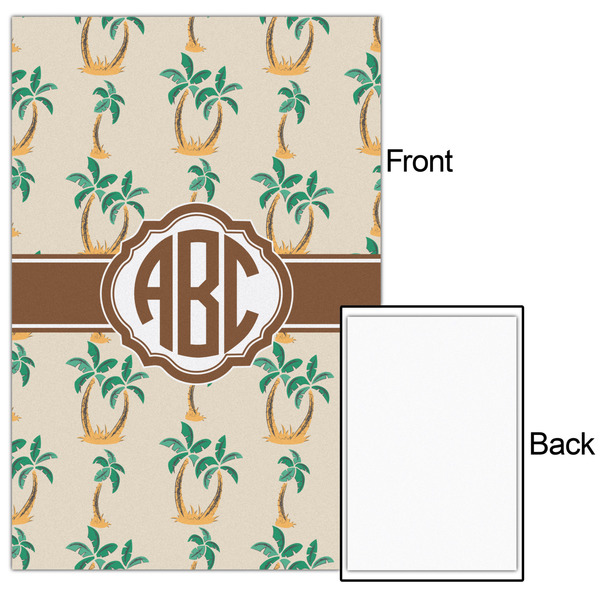 Palm Trees 24x36 - Matte Poster - Front & Back