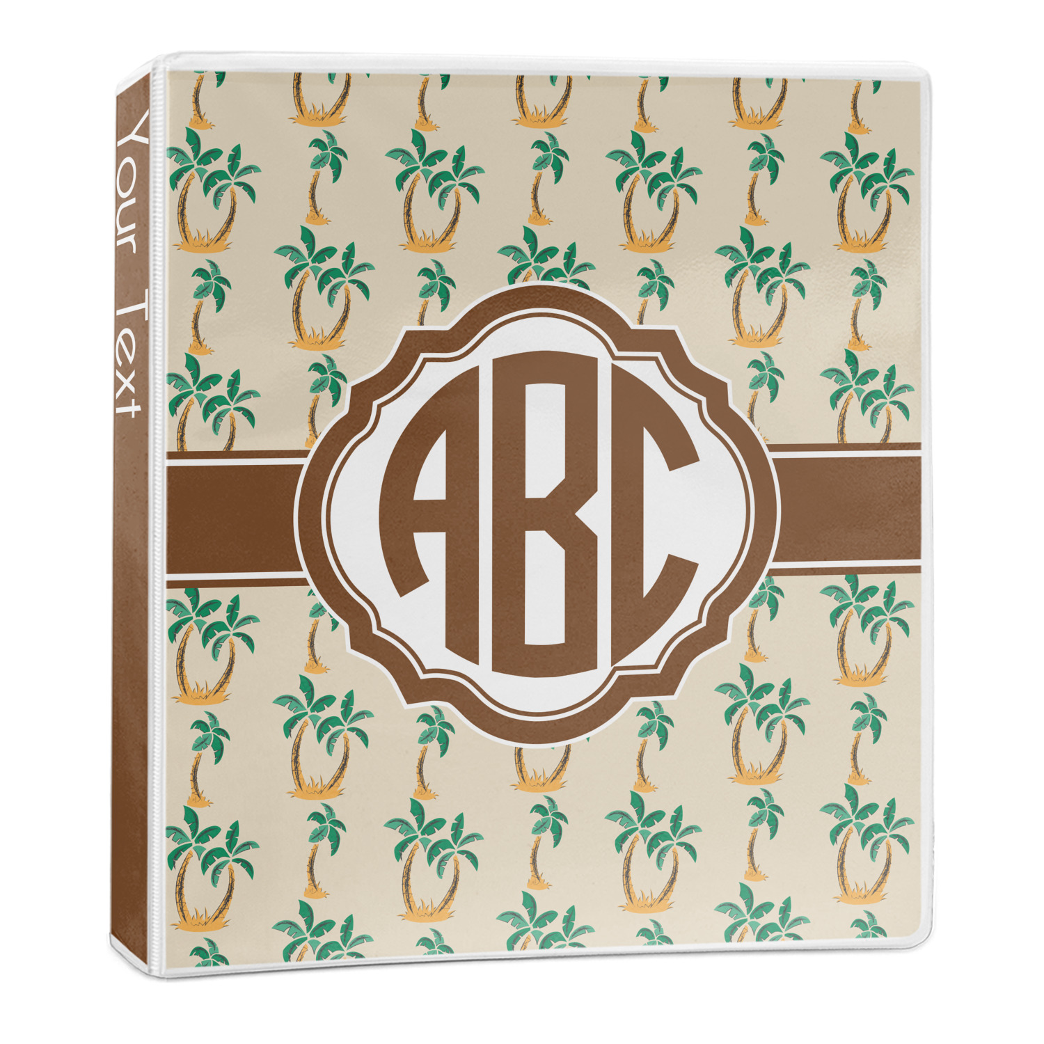Custom Palm Trees 3Ring Binder (Personalized) YouCustomizeIt