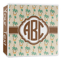 Palm Trees 3-Ring Binder - 2 inch (Personalized)